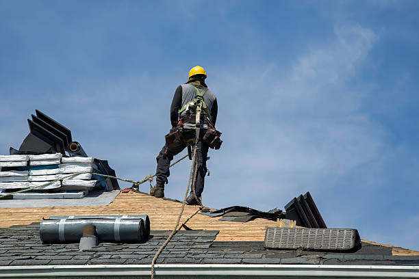 Professional Roof Installation technician working in Key Largo, FL